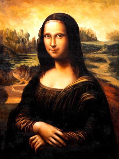 Mona Lisa Leonardo Da Vinci Painting Art 32x24 Print Poster