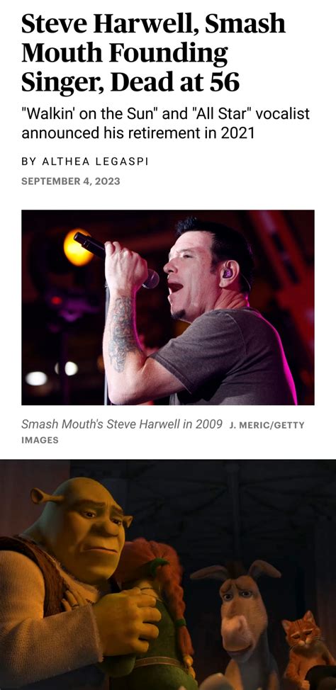 Shrek and company react to Steve Harwell's death by SmashupMashups on DeviantArt