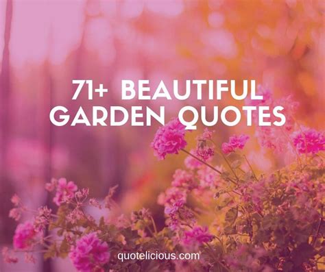 71+ Beautiful Garden Quotes and Sayings for Life and Happiness