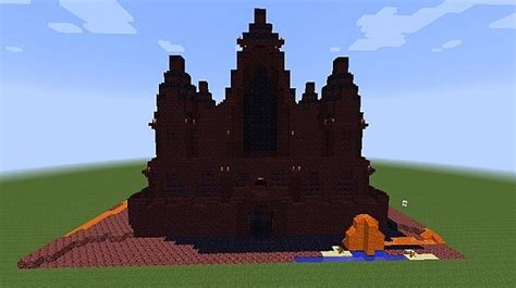 Nether castle Minecraft Map