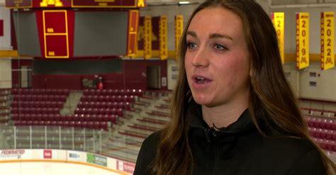 Taylor Heise reflects on her unconventional hockey beginnings - CBS ...