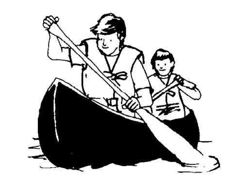 Canoeing clipart - Clipground