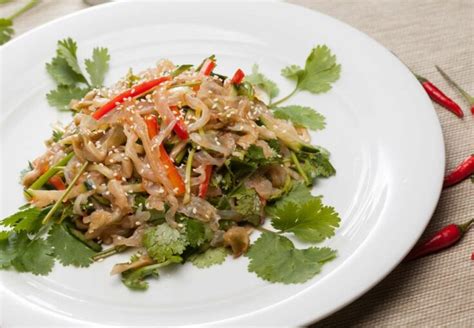 Sesame Jellyfish Salad Recipe | Travel Food Atlas