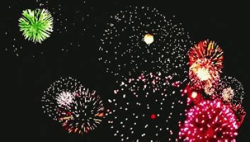 feu d artifice firework fireworks new year nouvel an bonne annee Image, animated GIF