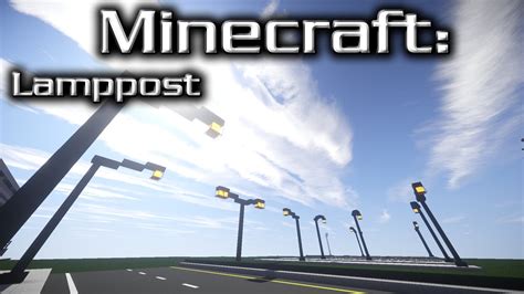 Minecraft: Street Lamp Tutorial - YouTube