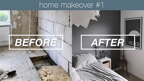 Bedroom before & after | Home makeover #1 - YouTube