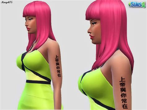 Sims 4 Nicki Minaj Cc Hair Clothes More Fandomspot | Dfentertainment