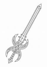 Coloring Page sword  Free Printables Img 27287 sketch template