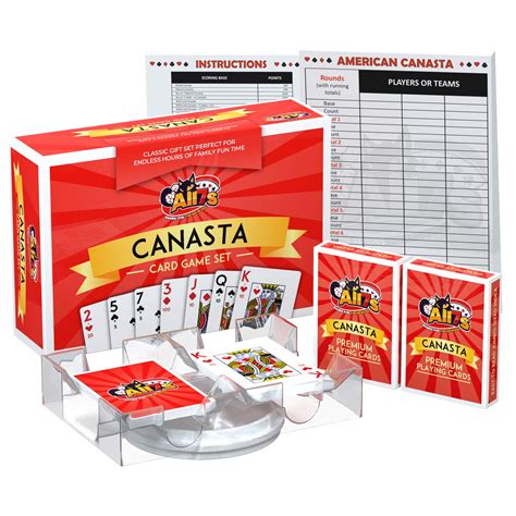 Buy Canasta Playing Cards Game Set That Includes Your Canasta ...