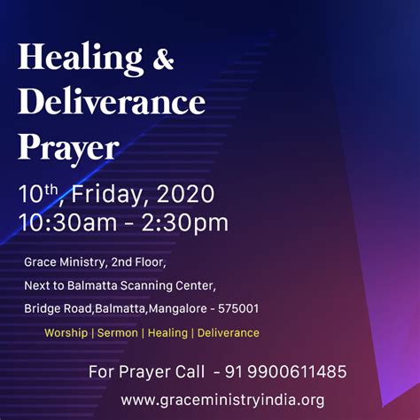 Healing & Deliverance Prayer by Grace Ministry, Bro Andrew in Mangalore. . Grace Ministry Mangalore