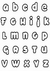 Printable Coloring Alphabet Letters sketch template