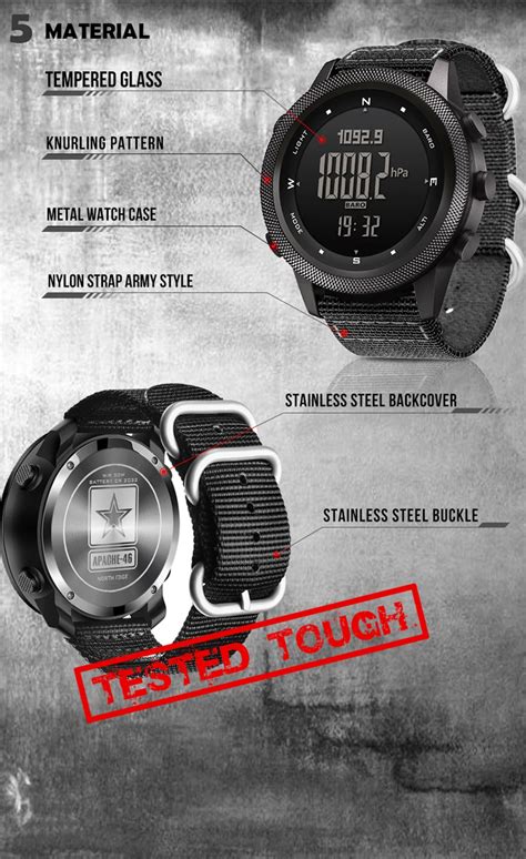 Military Army Sports Waterproof Smart Watch – Survival Gears Depot