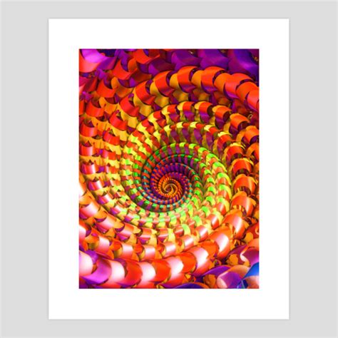 Colorful Spiral Art Print By Gavila Design By Humans