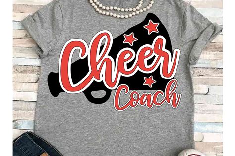 Cheer coach SVG DXF JPEG Silhouette Cameo Cricut coach svg (113953) | Decorations | Design Bundles