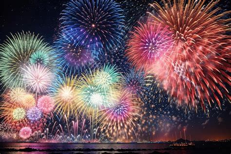 Premium AI Image | Fireworks and celebration