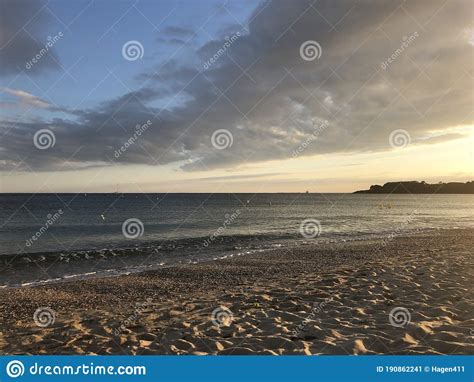 The beach of Arzon stock image. Image of resort, panorama - 190862241