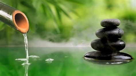 Bamboo Water Fountain 🍀 Relaxing Music to the Sounds of Nature Bamboo Fountain - YouTube