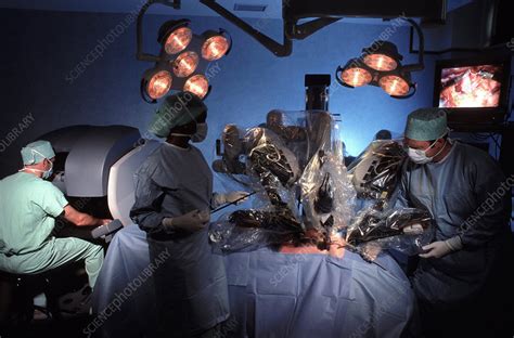 Robotic heart surgery - Stock Image - C023/4419 - Science Photo Library