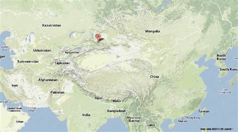 Sciency Thoughts: Magnitude 4.5 Earthquake in the Tian Shan Mountains ...