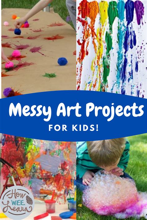 Messy Art Activities for Kids - How Wee Learn | Art activities for kids ...