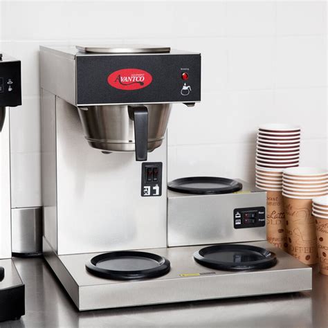 Avantco C30 Pourover Commercial Coffee Maker with 3 Warmers - 120V