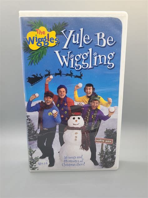 The Wiggles Yule Be Wiggling Vintage VHS, 2002 Clamshell Christmas ...