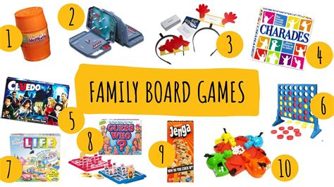 Family Board Games To Play At Home