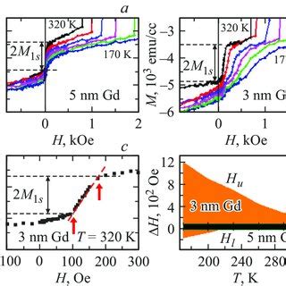 (a, b) Fragments of magnetization curves in magnetization units of M =... | Download Scientific ...