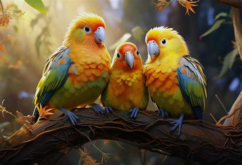 Love Bird Family Portrait on Behance