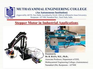 Stepper motor in industrial applications | PPT