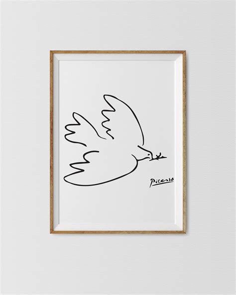 Picasso Dove of Peace Print Picasso Dove of Peace Picasso - Etsy