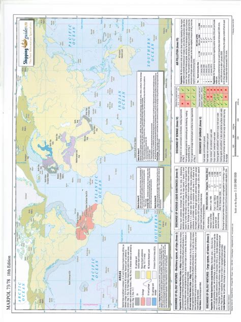 Map - Marpol 73-78 Special Areas Map (18th Edition) | PDF