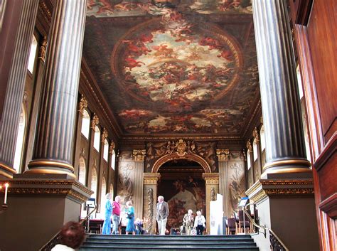 Painted Hall, Royal Naval College, Greenwich, London UK August 2011~so beautiful (I went with my ...