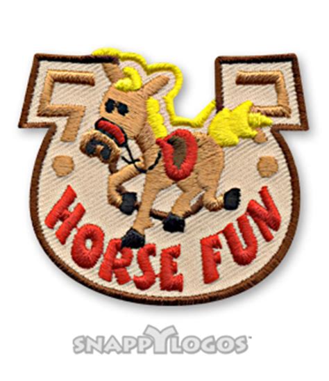 Horse Fun Patch | Snappylogos, Inc.-Snappylogos.com