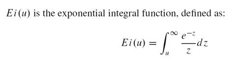 python - exponential integral equation with different low bound - Stack ...