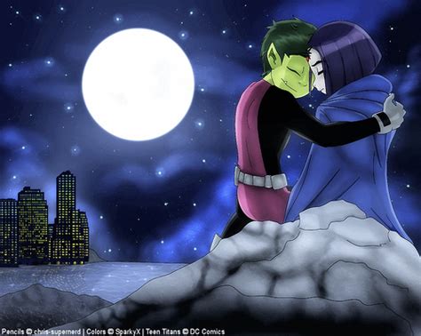 Beastboy and Raven - Beast Boy & Raven Fan Art (10158955) - Fanpop