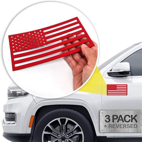 Premium American Flag Magnets for Trucks and Cars (US Flags Cut-Out)