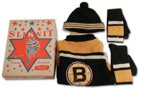 Boston Bruins Vintage Wool Kids Jersey in Original Box 1959 | HockeyGods