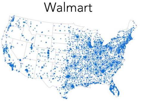 Walmart Global Locations Map