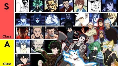 All S Class & A Class Heroes Ranked By Hero Association | One Punch Man - YouTube