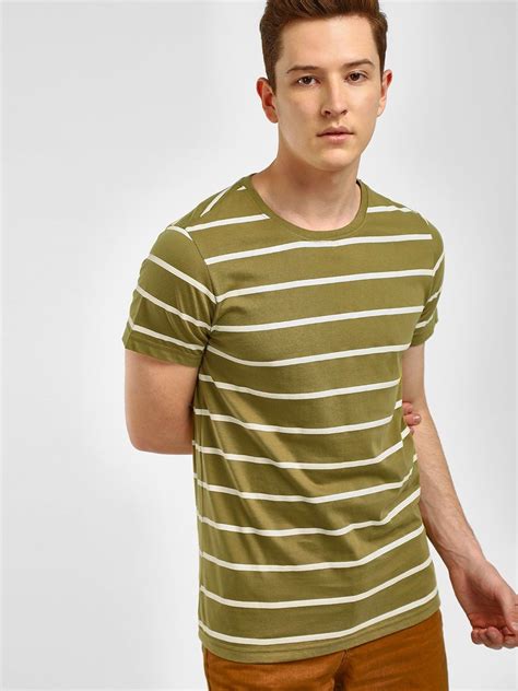 Multi Horizontal Striped T-Shirt | Stripe tshirt, Horizontal stripe ...