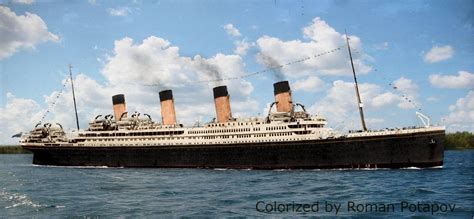 These are photos of britannic, one is it being launched, the other is it in it’s intended livery ...