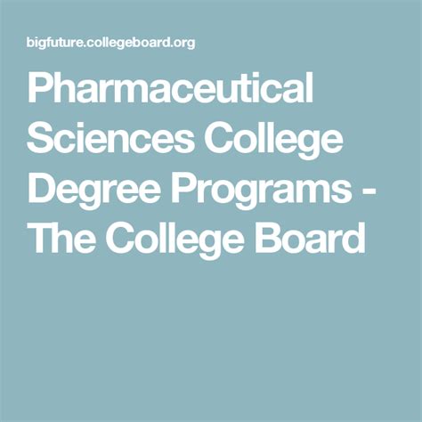 11+ How To Get A Degree In Pharmaceutical Sciences Colleges PNG ...