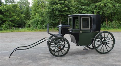 19th Century Brougham carriage by Eugene Picard of Paris, with low ...