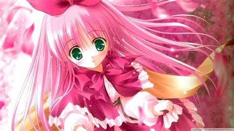 Pink Anime Wallpapers - Top Free Pink Anime Backgrounds - WallpaperAccess