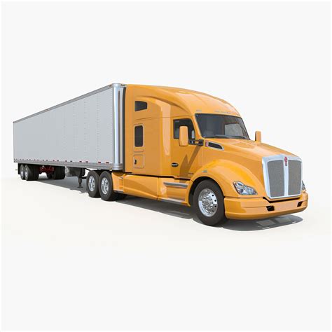 Kenworth T680 3D Model #AD ,#Kenworth#Model Freightliner, Kenworth ...