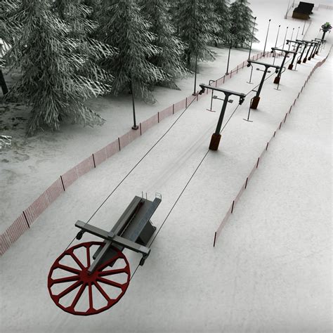 Ski slope lift mountain pack | Diy christmas village, Christmas village ...