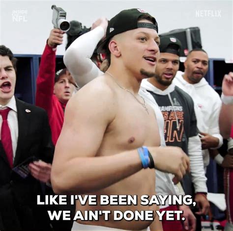 Patrick Mahomes Embraces His Dad Bod