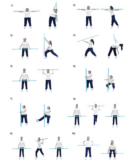 | Wand stretching exercise. | Download Scientific Diagram