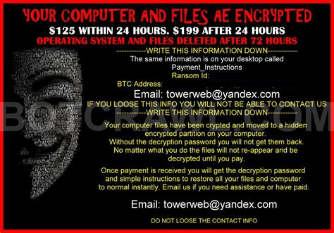 How to remove "Your computer and files are encrypted" virus